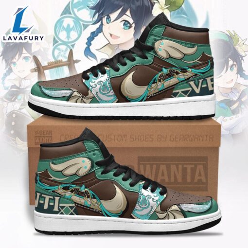 Venti J1 Sneakers Custom For Genshin Impact Fans