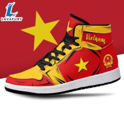 Vietnam Flag JD1 Sneakers Custom…