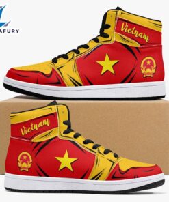 Vietnam Flag JD1 Sneakers Custom Country