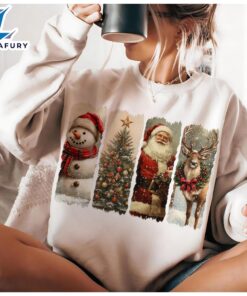 Vintage Christmas, Santa Claus Shirt