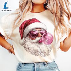 Vintage Santa,Coquette,Christmas Shirt