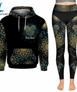 We Are Never Too Old For Magic Mandala Mickey Mouse Ears - Personalized Hoodie and Leggings