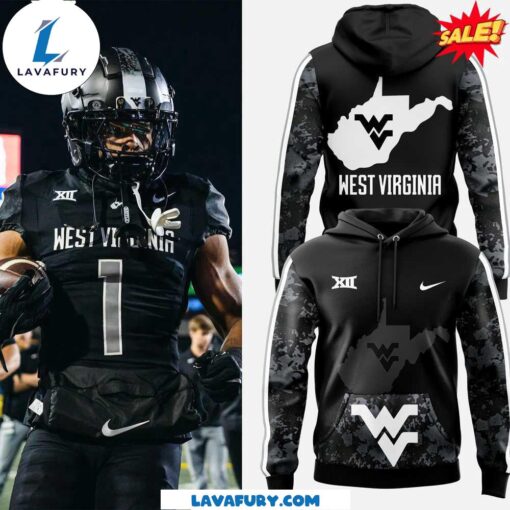 West Virginia 2024 Coal Rush Blackout Hoodie