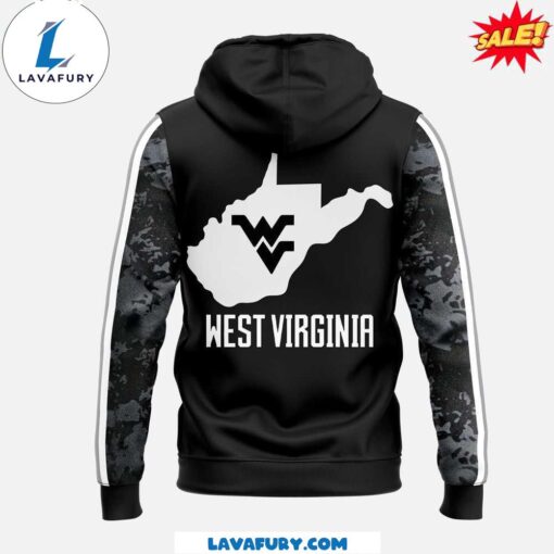 West Virginia 2024 Coal Rush Blackout Hoodie