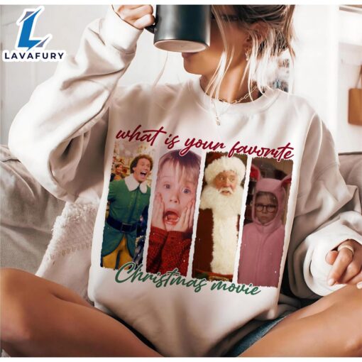 What’s Your Favorite Christmas Movie, Retro Christmas Shirt