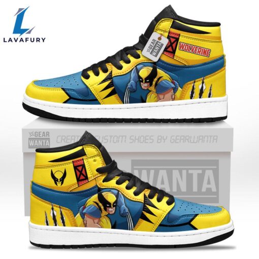 Wolverine J1 Sneakers Movies X-Men Custom Shoes v2