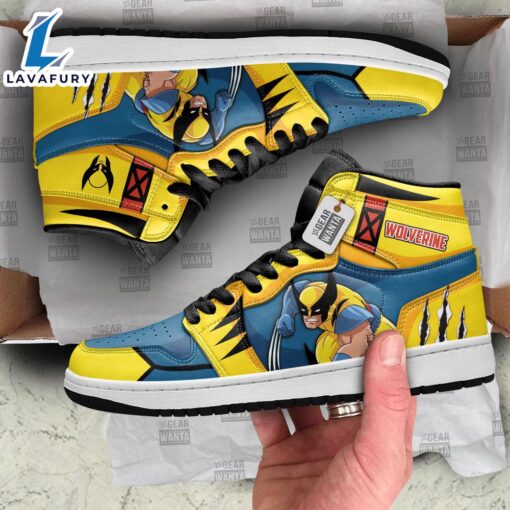 Wolverine J1 Sneakers Movies X-Men Custom Shoes v2