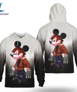 Wolverine Mickey Hoodie 3D AOP Shirt