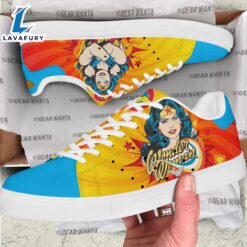 Wonder Woman Cartoon Stan Smith Shoes For Kid