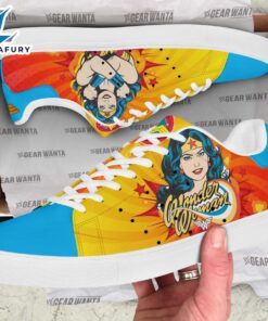 Wonder Woman Cartoon Stan Smith Shoes For Kid