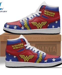 Wonder Woman Shoes Custom Super Heroes Sneakers