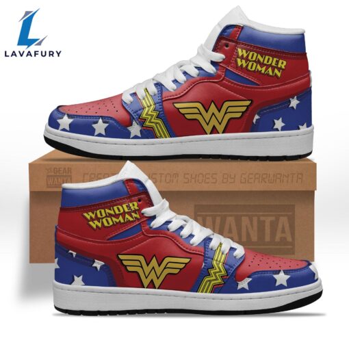 Wonder Woman Shoes Custom Super Heroes Sneakers