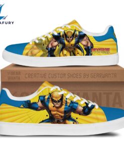 X-Men Wolverine Cartoon Stan Smith Shoes For Kid