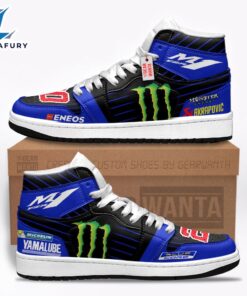 Yamaha YZR-M1 Moto Custom J1 Shoes Custom Sneakers For Fans