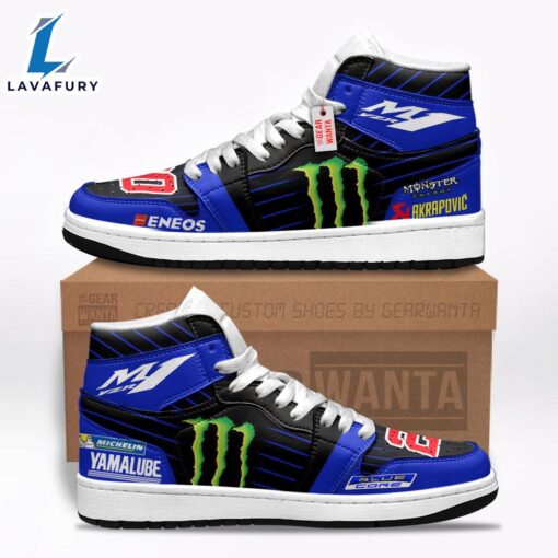 Yamaha YZR-M1 Moto Custom J1 Shoes Custom Sneakers For Fans