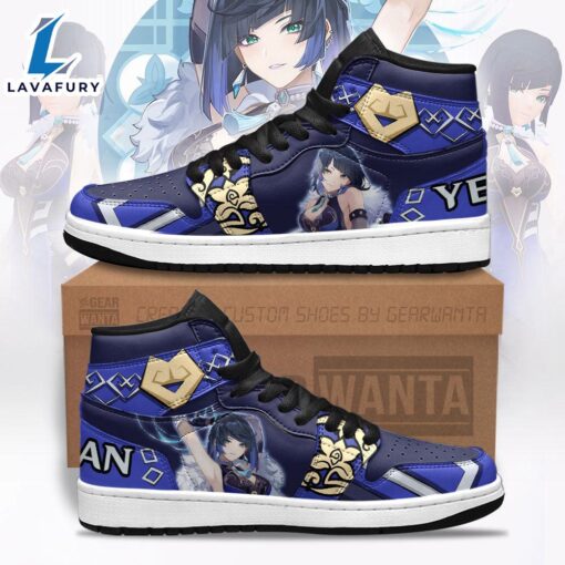 Yelan Genshin Shoes Custom For Fans Sneakers