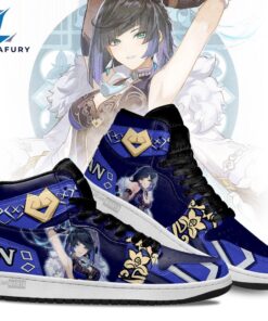 Yelan Genshin Shoes Custom For Fans Sneakers