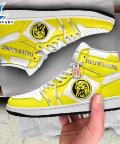 Yellow Ranger Mighty Morphin Power Rangers J1 Shoes Custom Sneakers