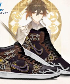 Zhongli Genshin Sneakers Custom For Gamer V1