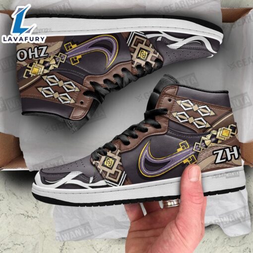 Zhongli Genshin Sneakers Custom For Gamer V1