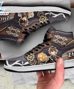 Zhongli Genshin Sneakers Custom For Gamer