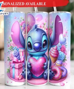 3D Stitch Cartoon Valentine 20oz…