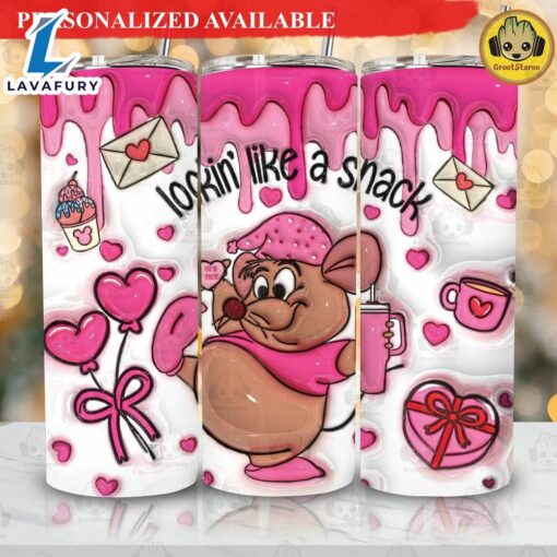 3D Valentine Stanley Gus Mouse Tumbler Design