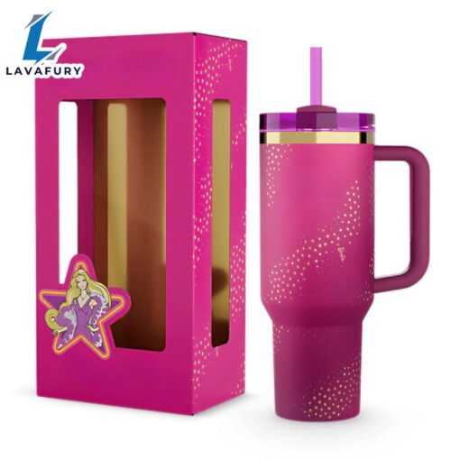 40oz Barbie Inspired Sparkling Tumbler