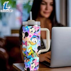 40oz Cartoon Characters Insulated Tumbler