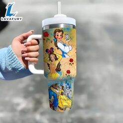 40oz Cartoon Printed Insulated Tumbler