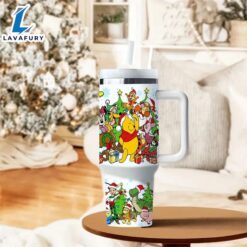 40oz Christmas Festive Insulated Tumbler