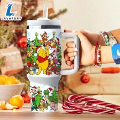 40oz Christmas Festive Insulated Tumbler