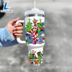 40oz Christmas Festive Insulated Tumbler