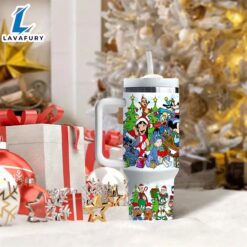 40oz Christmas Festive Insulated Tumbler