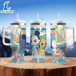 40oz Fairytale Themed Insulated Tumbler With Handle