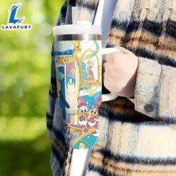 40oz Fairytale Themed Insulated Tumbler With Handle