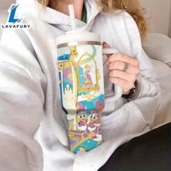 40oz Fairytale Themed Insulated Tumbler With Handle