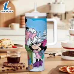 40oz Mickey And Minnie Insulated Tumbler