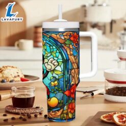 40oz Mickey Pattern Insulated Tumbler