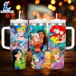 40oz Princess Insulated Tumbler With…