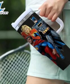 40oz Superhero Cartoon Insulated Tumbler