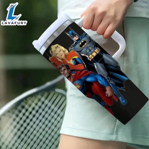 40oz Superhero Cartoon Insulated Tumbler