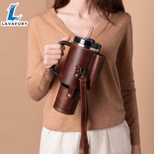 40oz Tumbler Carrier With Strap And Phone Pocket