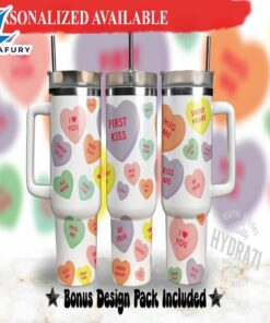 40oz Tumbler Love Hearts Candy…