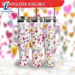 40oz Tumbler Love Hearts Valentine…