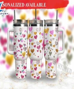 40oz Tumbler Love Hearts Valentine…