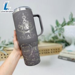 40oz Tumbler With Celestial And Sword Art