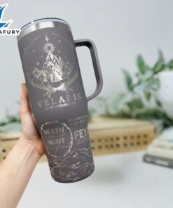 40oz Tumbler With Celestial And Sword Art