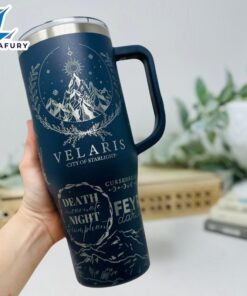 40oz Tumbler With Celestial And Sword Art