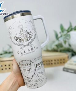 40oz Tumbler With Celestial And Sword Art